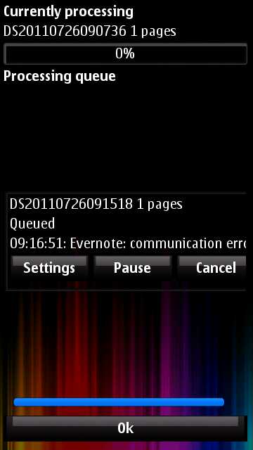 Screenshot, DocScanner Qt
