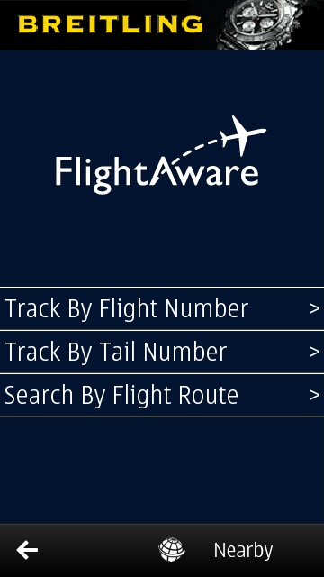 Screenshot, FlightAware