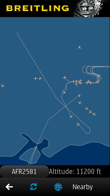 Screenshot, FlightAware
