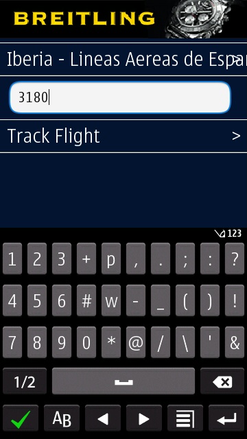 Screenshot, FlightAware