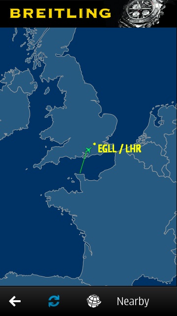 Screenshot, FlightAware