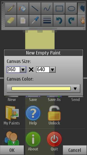 Screenshot, HandyPaint