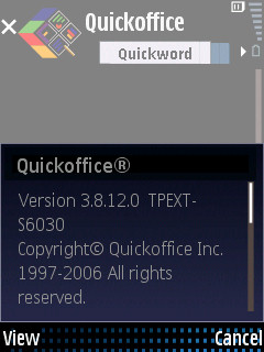 Samsung i450 screenshot