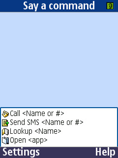Samsung i450 screenshot