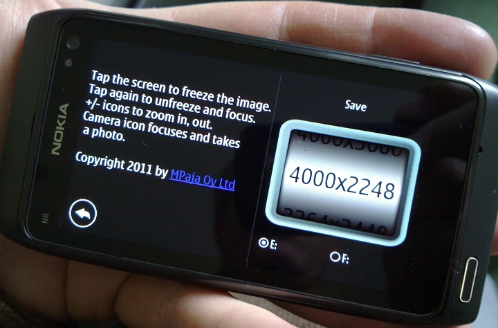 Customising saving images