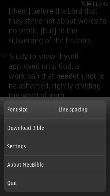 Screenshot, MeeBible