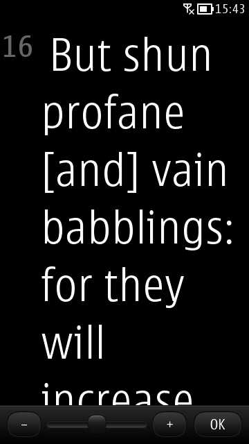 Screenshot, MeeBible