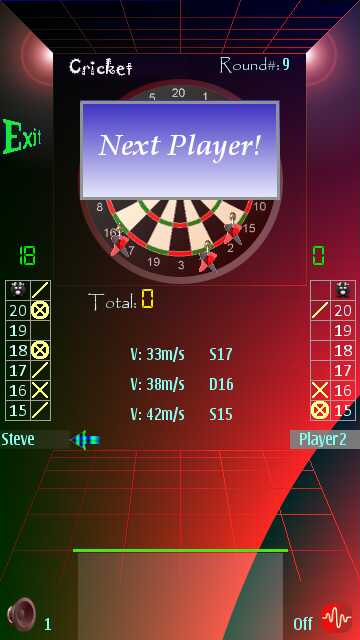 Screenshot, Mobile Darts