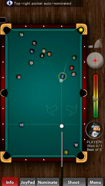 Screenshot, Pool Rebel