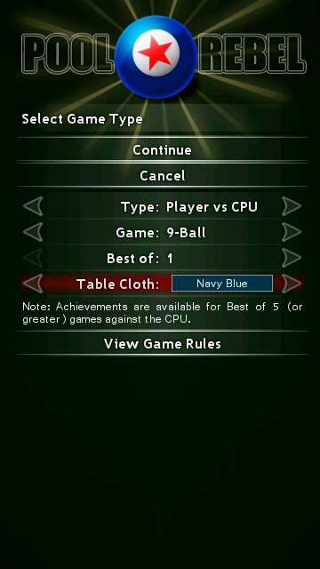 Screenshot, Pool Rebel