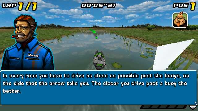 Screenshot, Powerboat Challenge 3D