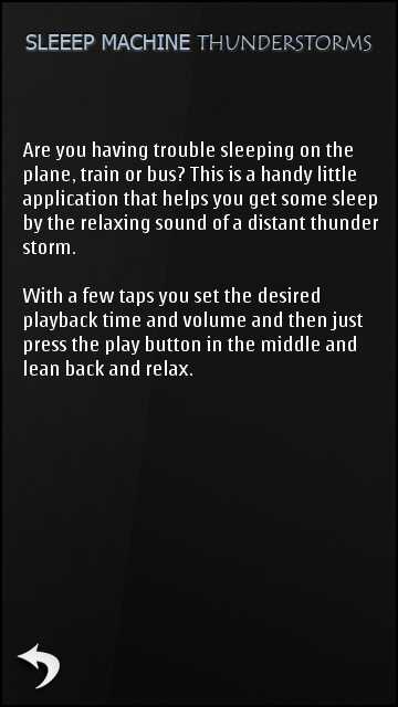 Sleep Machine screen shot