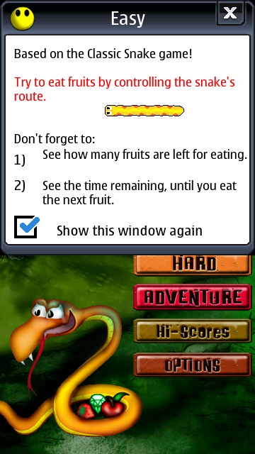 Screenshot, Snake Deluxe 2