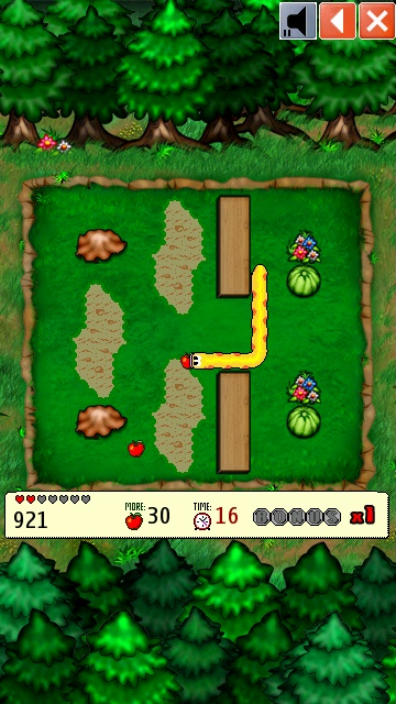 Screenshot, Snake Deluxe 2