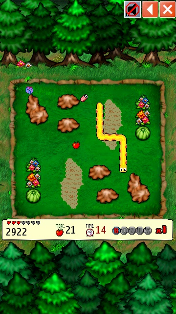 Screenshot, Snake Deluxe 2