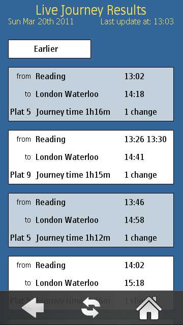Screenshot from TrainTimes review