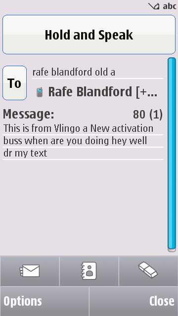 Vlingo screenshot