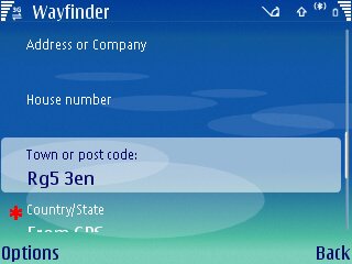 Wayfinder Navigator 6 screenshot