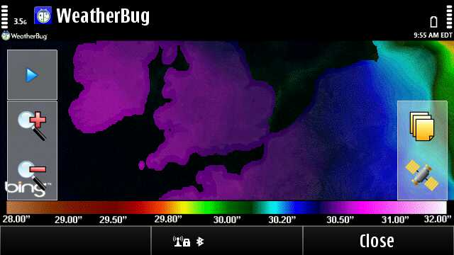 Weatherbug screenshot