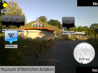 Screenshot, Wikitude