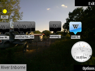 Screenshot, Wikitude
