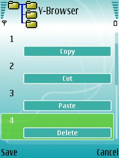 Y-browser screenshot