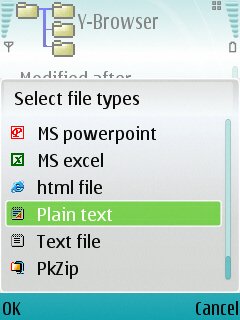 Y-browser screenshot