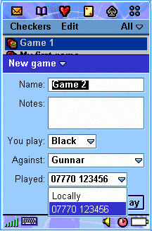 Setting up an Opponent